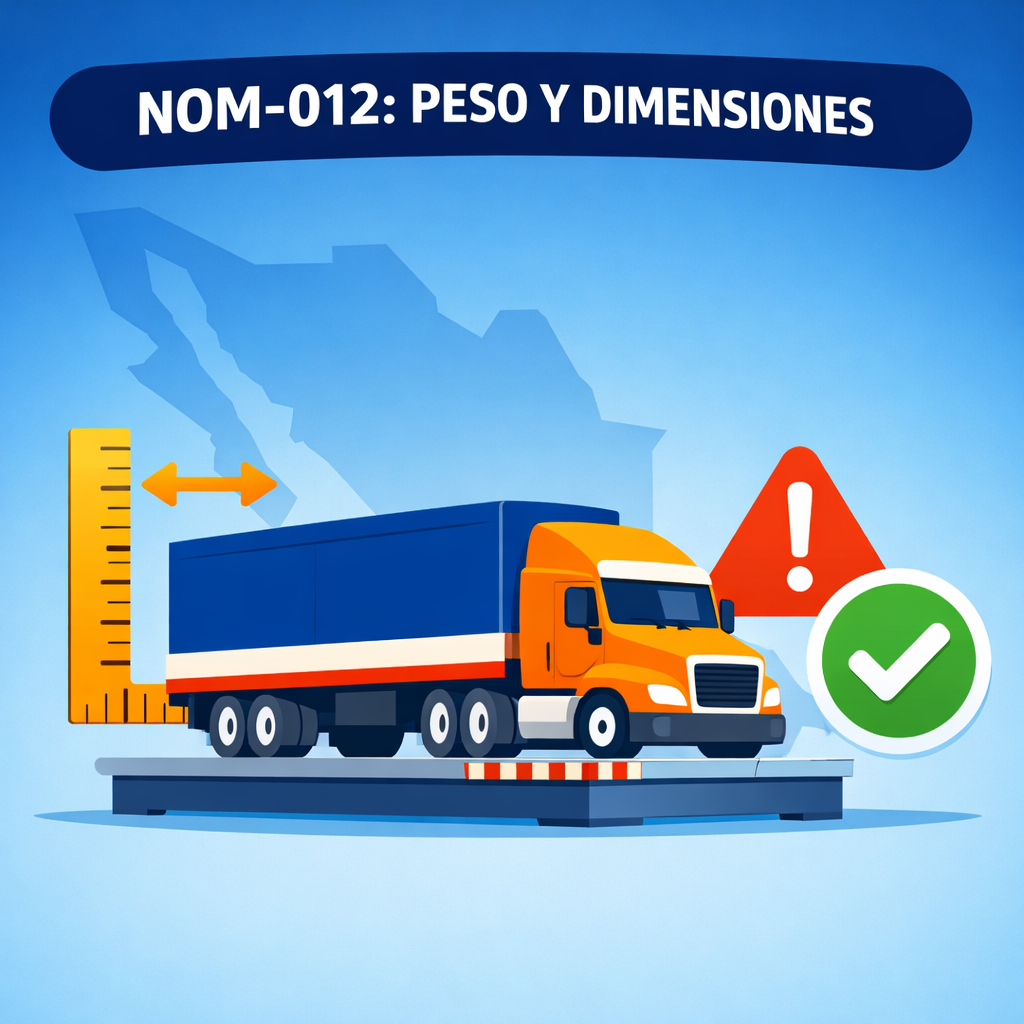 Sobrepeso y dimensiones fuera de norma: el costo real es el paro, no solo la multa.