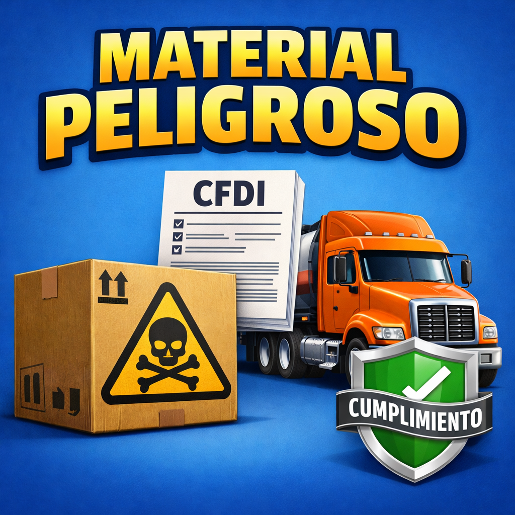 En peligrosos, un error no se queda en “corregir CFDI”. Aquí se juega seguridad y cumplimiento.