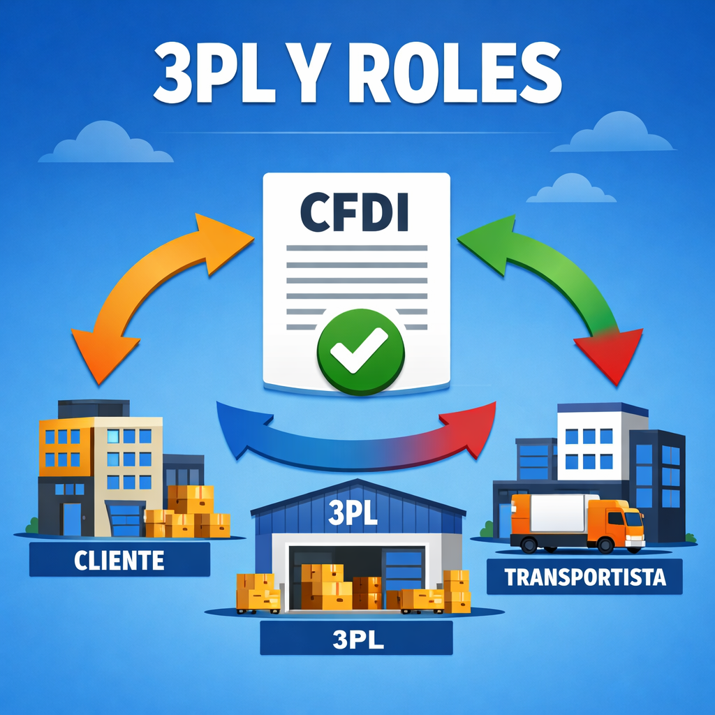 3PL / operador logístico: cómo coordinar roles sin duplicar CFDIs