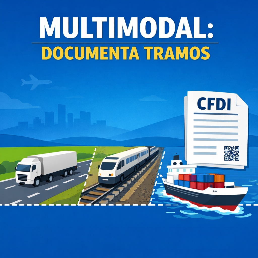 Multimodal: cuando el viaje cambia de medio y tu CFDI no cuadra